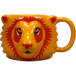 Κούπα 3D Half Moon Bay Harry Potter Bay Gryffindor Lion Κεραμική 350 ml - Πορτοκαλί/Κόκκινη