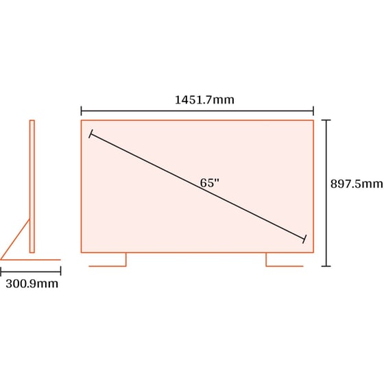 Samsung QLED 65" 4K Smart Τηλεόραση 65Q70C image 2