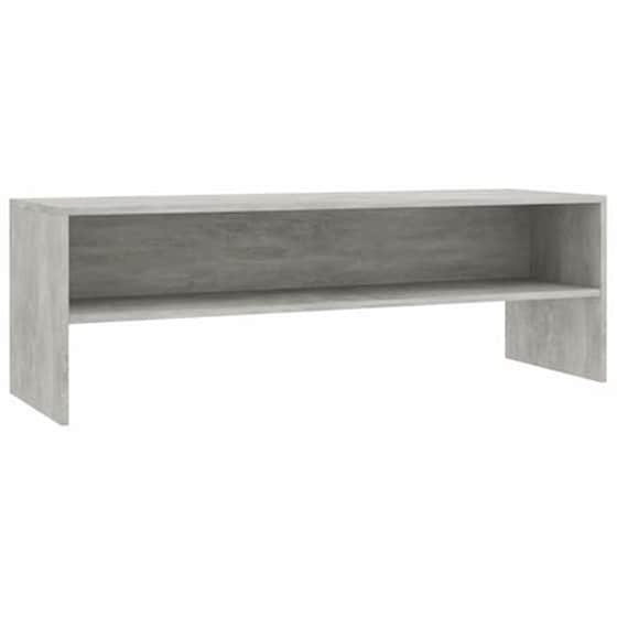 Vidaxl Έπιπλο Τηλεόρασης Γκρι Σκυροδέματος 120x40x40 Εκ. Μοριοσανίδα image 2