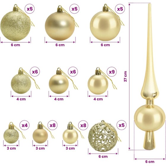 Vidaxl Τεχνητό Χριστουγεννιάτικο Δέντρο Με Μπάλα 150 Εκ. 150 Led image 10