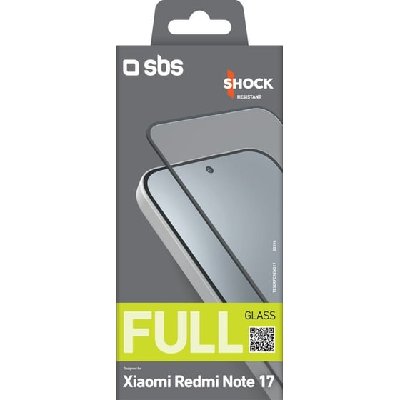 Προστατευτικό οθόνης Xiaomi Redmi Note 17 4G/Redmi Note 17 5G - SBS Full Cover Glass Screen Protector image 1