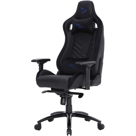 Gaming Καρέκλα Γραφείου SteelPlay SGC02 από Τεχνητό Δέρμα - Μαύρο/Μπλε image 3