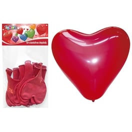 Μπαλόνια Αέρα "Καρδιά" Toymarkt 91182 10 Τμχ - Κόκκινα