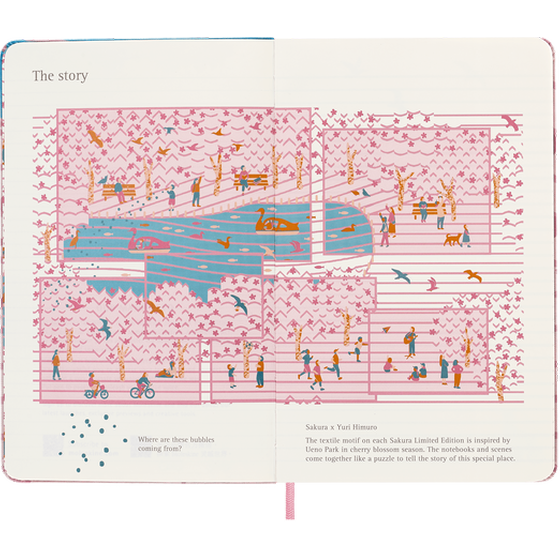 Σημειωματάριο Moleskine Large Le Sakura Bicycle  (1 Τεμάχιο) image 2