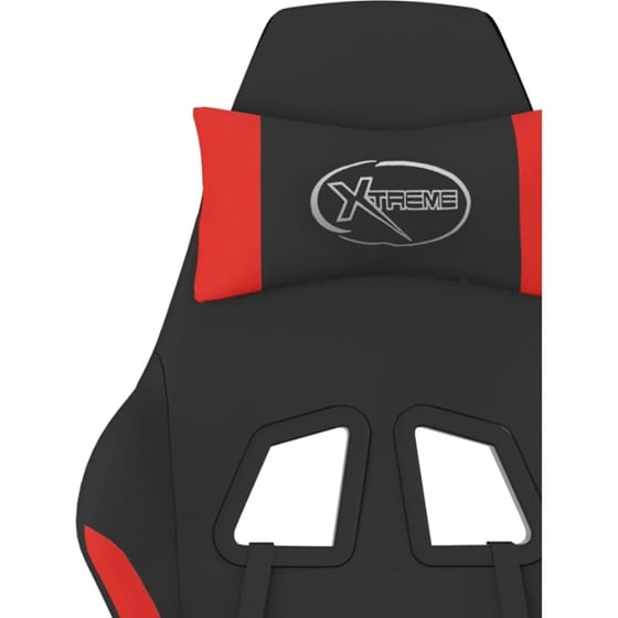 Καρέκλα Gaming VIDAXL 345489 με Υποπόδιο - Μαύρο image 6
