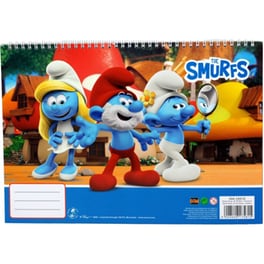 Μπλοκ Ζωγραφικής Gim A4 40Φ Smurfs