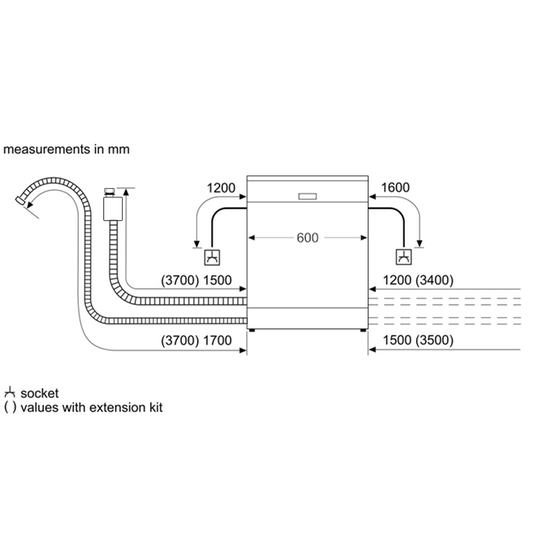 BOSCH SMS4HTI00E για 13 Σερβίτσια Ιnox Πλυντήριο Πιάτων image 3