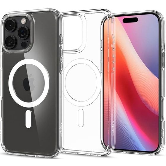 Θήκη Apple iPhone 16 Pro - Spigen Ultra Hybrid MagFit με MagSafe - White image 0