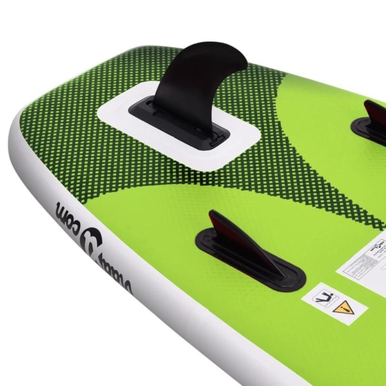 Φουσκωτή Σανίδα SUP VidaXL 360x81 cm - Πράσινη image 5