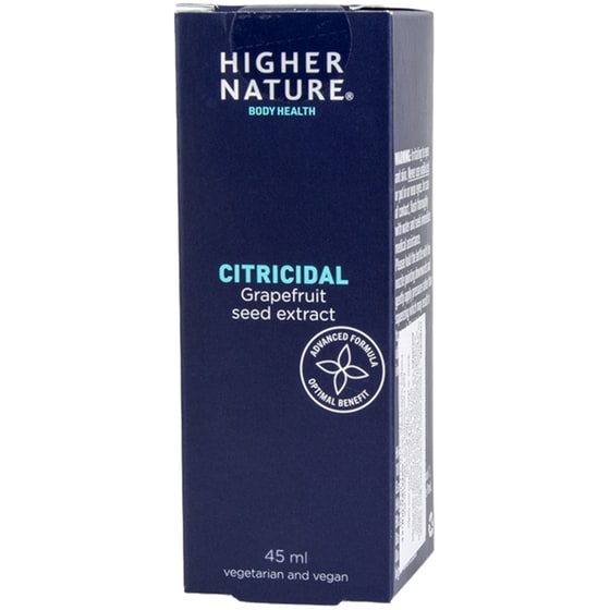 Ειδικό Συμπλήρωμα Διατροφής Higher Nature Citricidal Drops - 45ml image 0