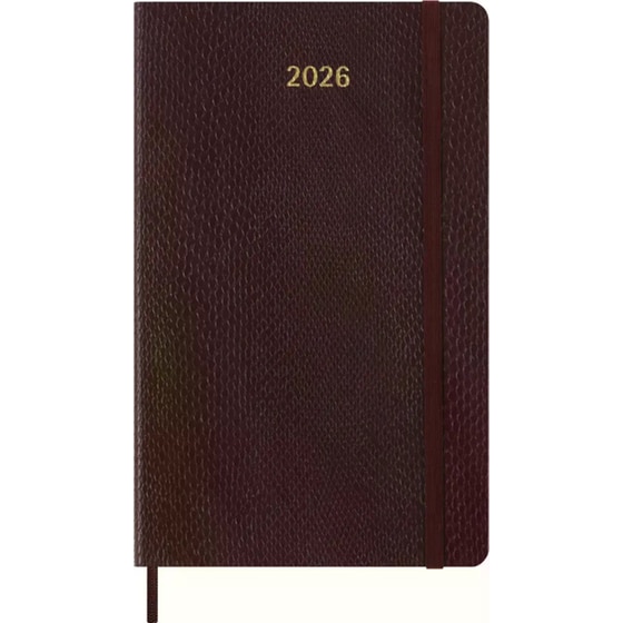Ημερολόγιο Εβδομαδιαίο Moleskine 2026 12Μ Large Precious & Ethical Mamba Bordeaux Hard image 0