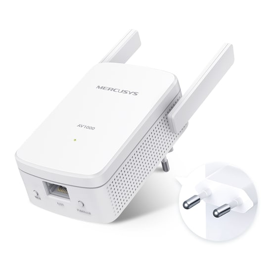Mercusys MP510 v1 Powerline Διπλό Kit Ασύρματη Σύνδεση Wi-Fi 4 με 2 Θύρες Ethernet image 1