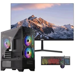 Desktop Vengeance Spectre-V27 (Ryzen 5-5500GT/8GB/240GB SSD/Radeon Vega 7 Graphics/Win11Home) & Οθόνη 22" & Σετ πληκτρολόγιο/ποντίκι