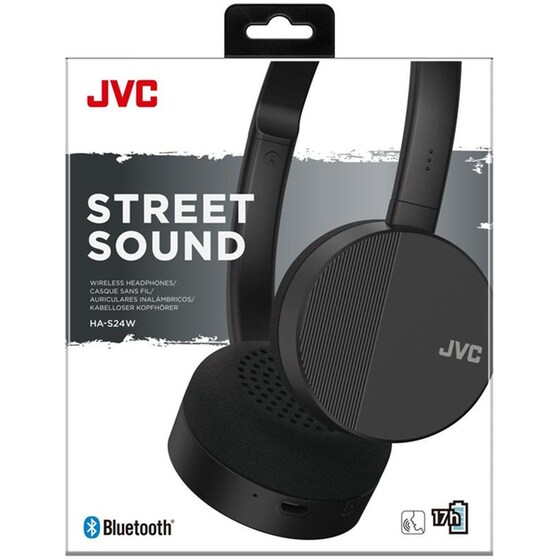 JVC HA-S24W Ασύρματα Ακουστικά Κεφαλής - Μαύρα image 6