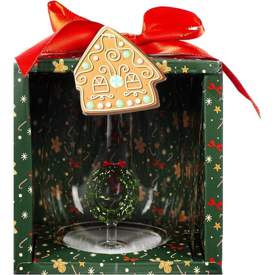 Ποτήρι 3D Tri-Coastal Xmas Wreath image 0