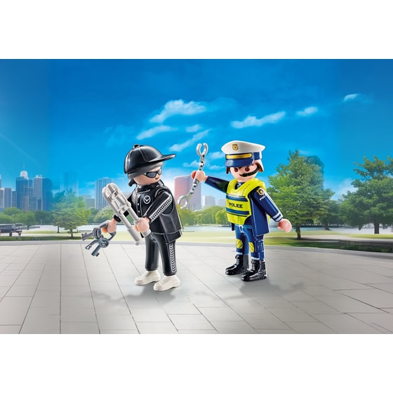 Playmobil Αστυνόμος και Διαρρήκτης (71804) image 1