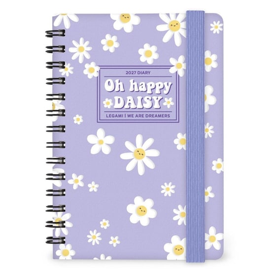 Ημερολόγιο Εβδομαδιαίο Σπιράλ 2027 Legami 12M Small Daisy Lilac image 1