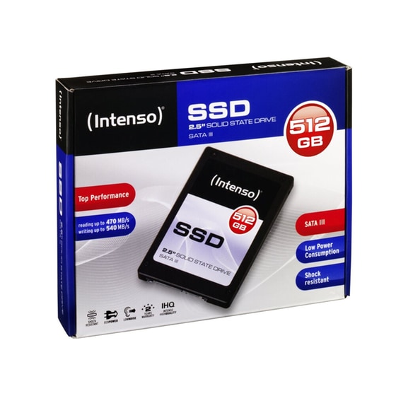 Εσωτερικός Σκληρός Δίσκος SSD Intenso 3812450 512GB 2.5" Sata Iii image 1
