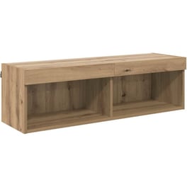 Έπιπλο Τηλεόρασης VidaXL Επιτοίχιο με LED 100 x 30 x 30 cm - Artisan Δρυς
