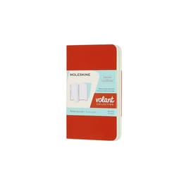 Σημειωματάριο Moleskine Volant Πορτοκαλί Extra Small (2 Τεμάχια)