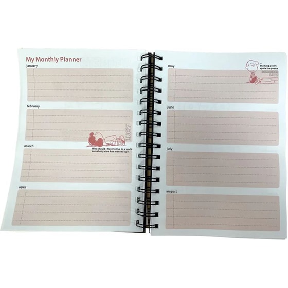 Ημερολόγιο-Planner Back Me Up Peanuts image 4