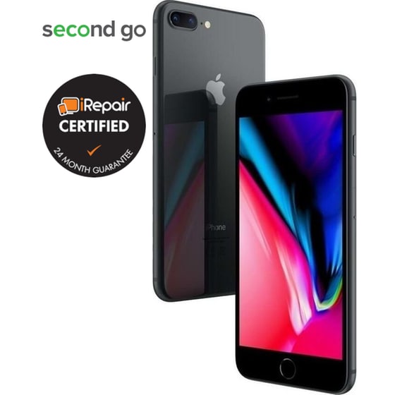 Μεταχειρισμένο Apple iPhone 8 Plus 256GB Space Gray second go Certified by iRepair image 4
