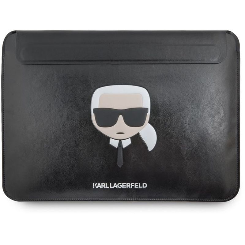 Karl Lagerfeld Ikonik Collection Computer Sleeve Θήκη Κατάλληλη Για Macbook / Laptop 16 Quot; (μαύρο - Klcs16khbk)