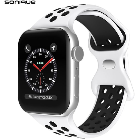 Λουράκι Sonique Sport για Apple Watch 42/44/45/49mm - Λευκό / Μαύρο image 0