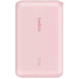 Powerbank Belkin BoostCharge 10.000mAh με Ενσωματωμένο Καλώδιο - Pink