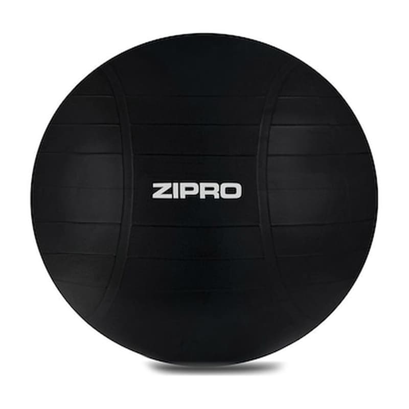 ZIPRO Μπάλα Γυμναστικής 65 Cm Χρώματος Μαύρο Zipro 6413431