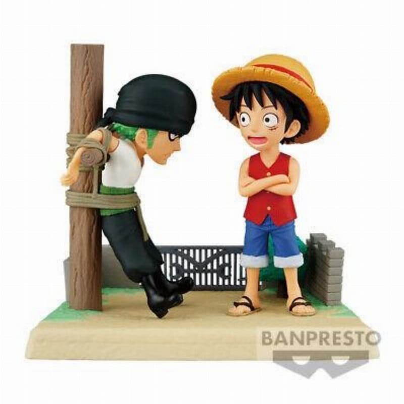 BANPRESTO Φιγούρα Banpresto One Piece: Wcf Log Stories - Luffy And Zoro (7cm)