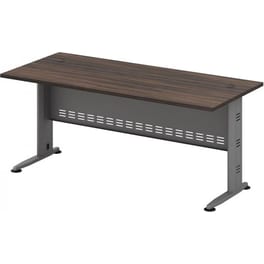 Γραφείο 24Mall 180x80x75cm Γκρι - Καρυδί C532453