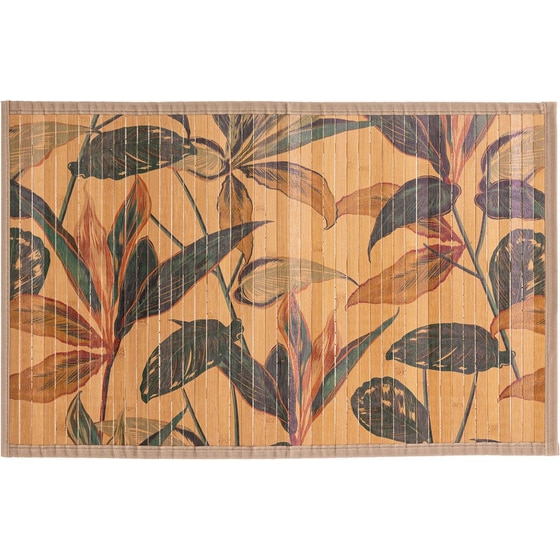 Πατάκι Μπάνιου Spitishop Ορθογώνιο από Μπαμπού 50x80 cm - Πολύχρωμο image 0