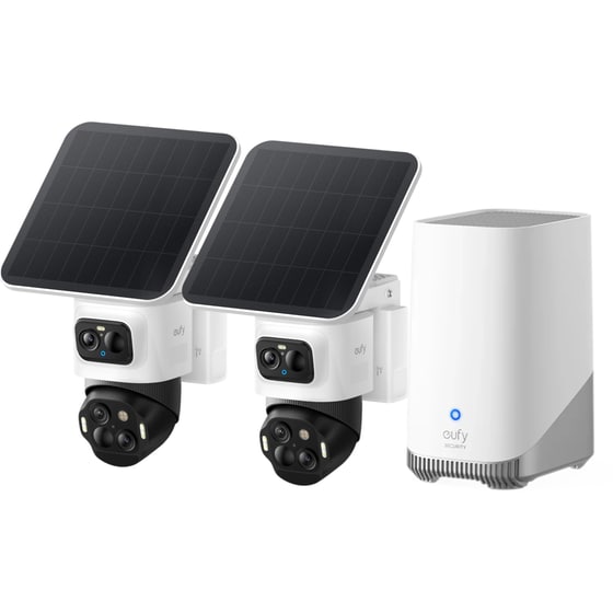 Ασύρματη IP Camera Anker eufyCam S4 2-Cam Kit 2K με WiFi - Λευκό image 0