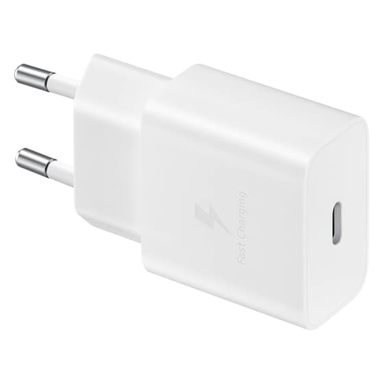 Σετ Φόρτισης Samsung Fast Usb-C 15W 3A with cable Usb-C 1m - White image 0