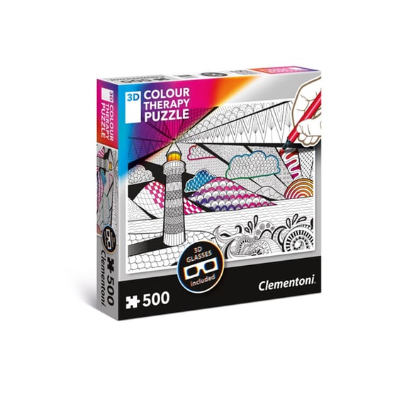 Παζλ Φάρος 3D Color Therapy (500 Κομμάτια) image 0