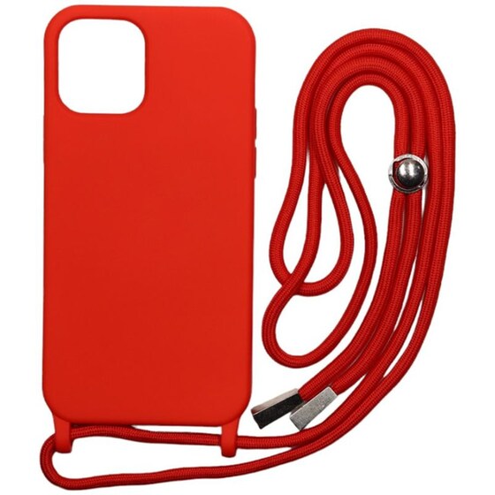 Θήκη Apple iPhone 12 Pro Max - Technovo Silicone Case Lace - Κόκκινο image 0