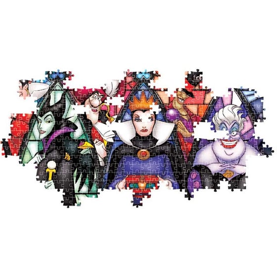 Παζλ Clementoni Panorama High Quality Collection Disney Villains - Compact Box (1000 Κομμάτια) image 2