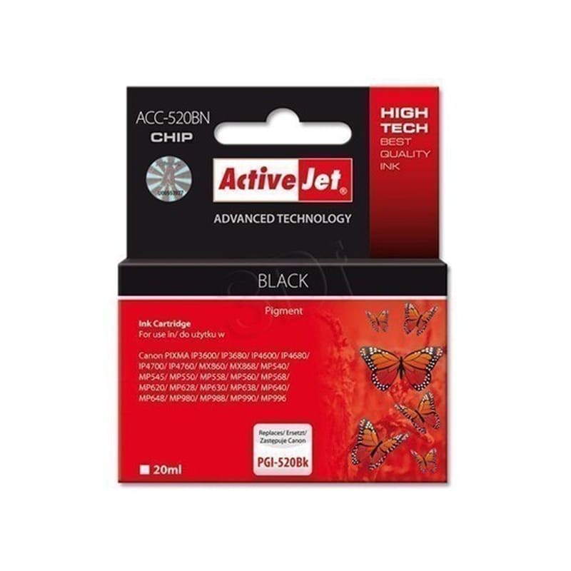 CTR ΣΥΜΒΑΤΟ CANON PGI-520B BLK 20ml