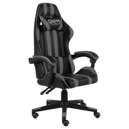 Gaming Καρέκλα Racing VidaXL Συνθετικό Δέρμα - Γκρι/Μαύρη