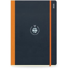 Ημερολόγιο Ημερήσιο The Writing Fields 2025 Flex Global Πορτοκαλί 16.6x23.8cm