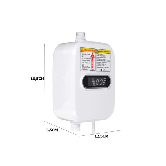 ARIA TRADE Ταχυθερμοσίφωνας Μπάνιου με Οθόνη 3500 W image 8