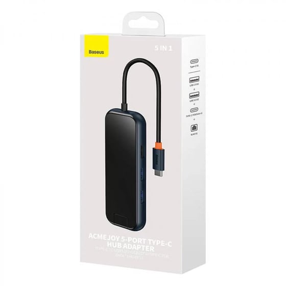Baseus AcmeJoy USB Hub Adapter 5 σε 1 συμβατό με USB-C (WKJZ010113) image 7