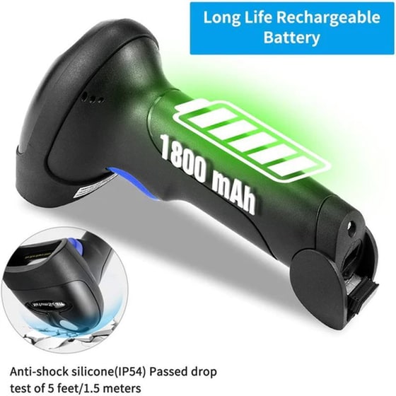 Netum NT-L6S Scanner Χειρός Ασύρματο Ανάγνωση 1D Barcodes image 3
