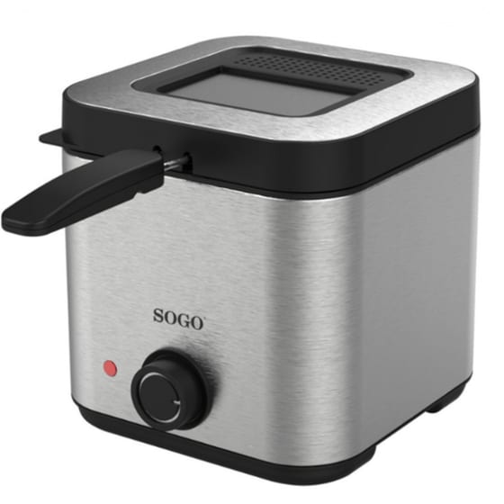 SOGO FRE-SS-10430 με Αποσπώμενο Κάδο 900 W 1.5 L Inox Φριτέζα Λαδιού image 0
