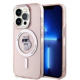 Θήκη Apple iPhone 14 Pro Max - Karl Lagerfeld Choupette MagSafe - Ροζ (KLHCP14M3DRKCK)
