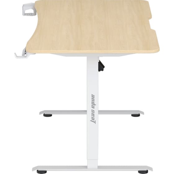 Γραφείο Gaming Anda Seat Xtreme-E με Αυξομειούμενο Ύψος - Wood & White image 2