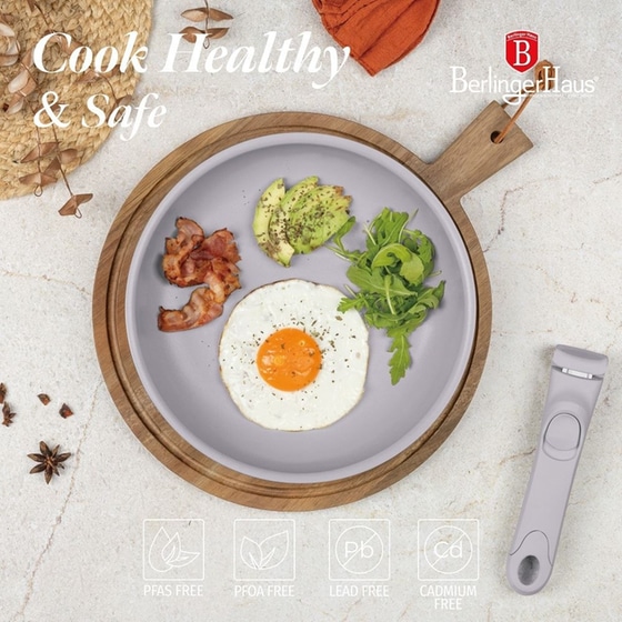 Σετ Μαγειρικά Σκεύη BERLINGER BH-8251 12 τμχ Γκρι image 3