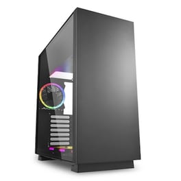 Κουτί Desktop Sharkoon Pure Steel Midi ATX Tower - Μαύρο