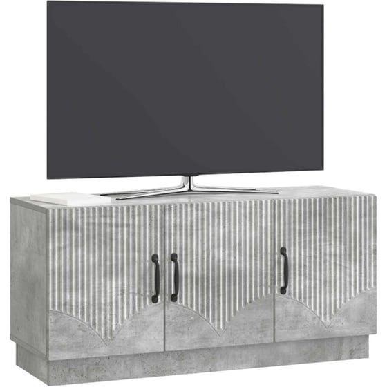 Έπιπλο Τηλεόρασης VidaXL 99x34.5x47 cm - Γκρι Σκυροδέματος image 2